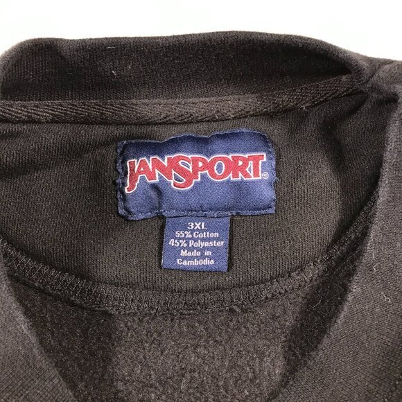 JanSport Randolph Macon Jackets black sweatshirt 3XL - Picture 4 of 5
